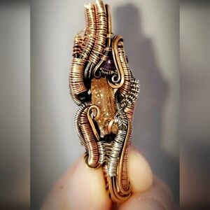 Handcrafted Wire Wrapped Crystal Pendant